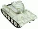 Taigen Handbemalter RC Panzer T34/85 Weißer Wintertarn - Vollmetall - 2,4GHz